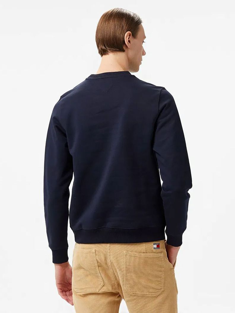 Polerón Con Logo Vertical Bordado Azul Tommy Hilfiger-2