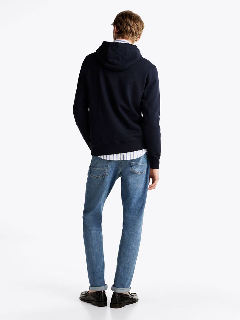 Polerón Hoodie Con Logo Bordado Azul Tommy Hilfiger-2