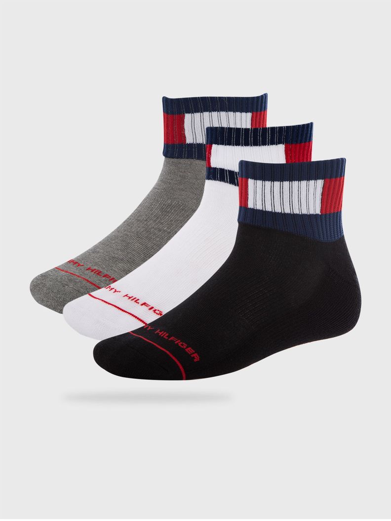Pack De 3 Pares Calcetin Logo Multicolor Tommy Hilfiger-0