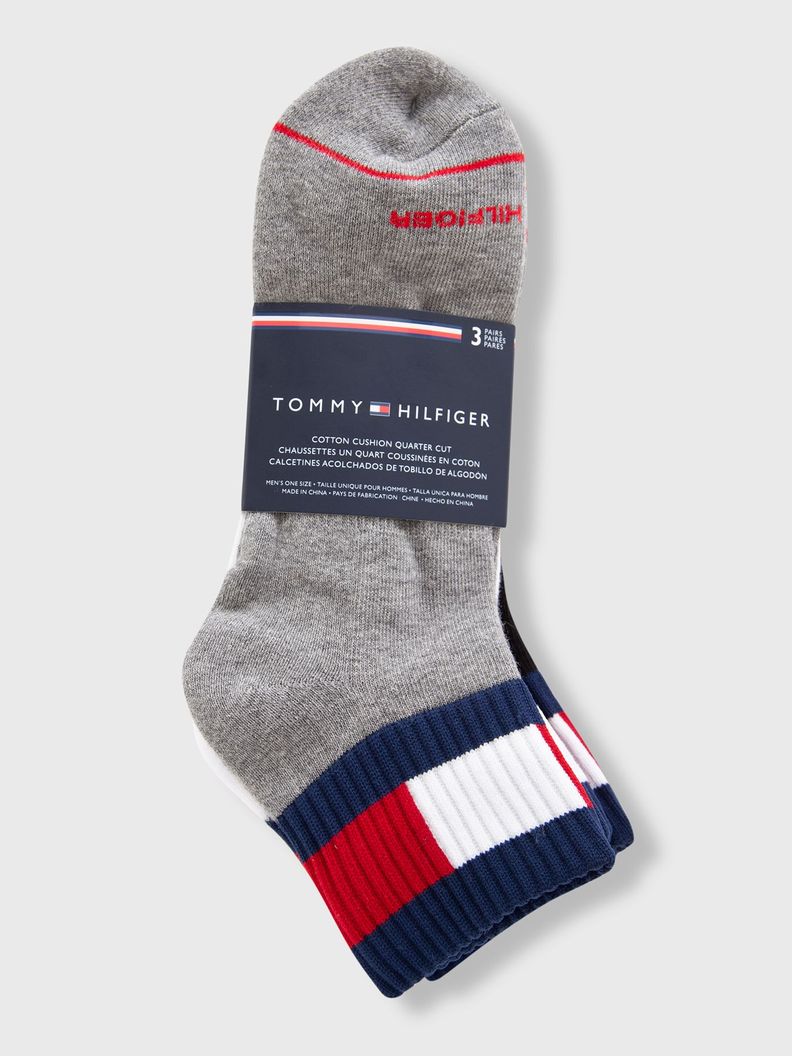 Pack De 3 Pares Calcetin Logo Multicolor Tommy Hilfiger-1