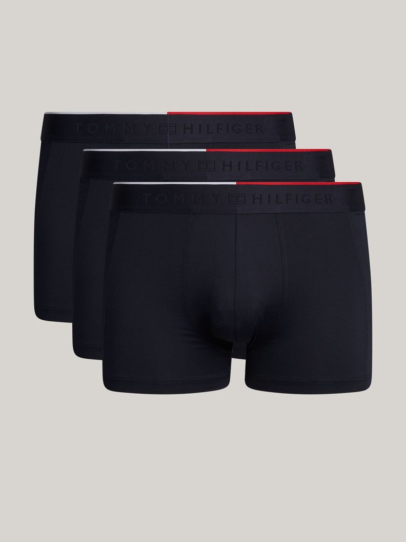 Pack De 3 Calzoncillos Trunk Azul 0YW Tommy Hilfiger-3