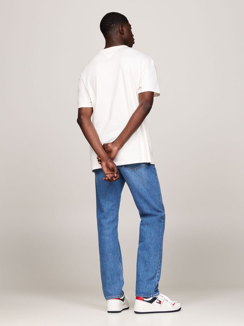 Polera Crest Flag Logo Blanco Tommy Hilfiger-2