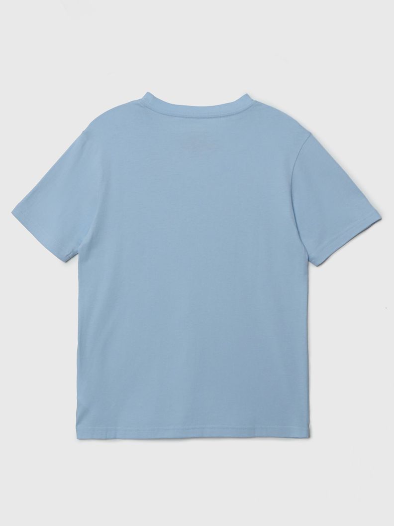 Polera Logo - Circular Celeste Tommy Hilfiger-1