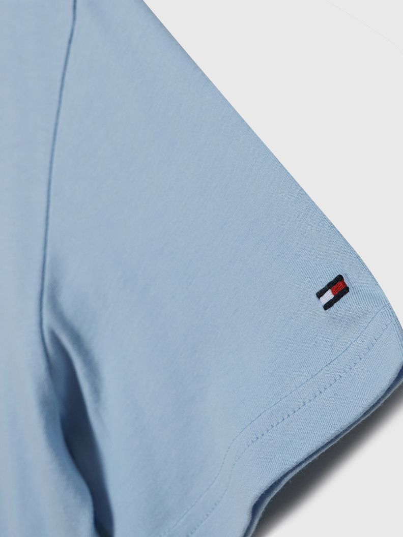 Polera Logo - Circular Celeste Tommy Hilfiger-2