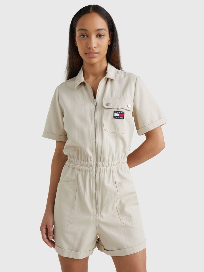 Jumpsuit Surplus Solid Beige Tommy Jeans