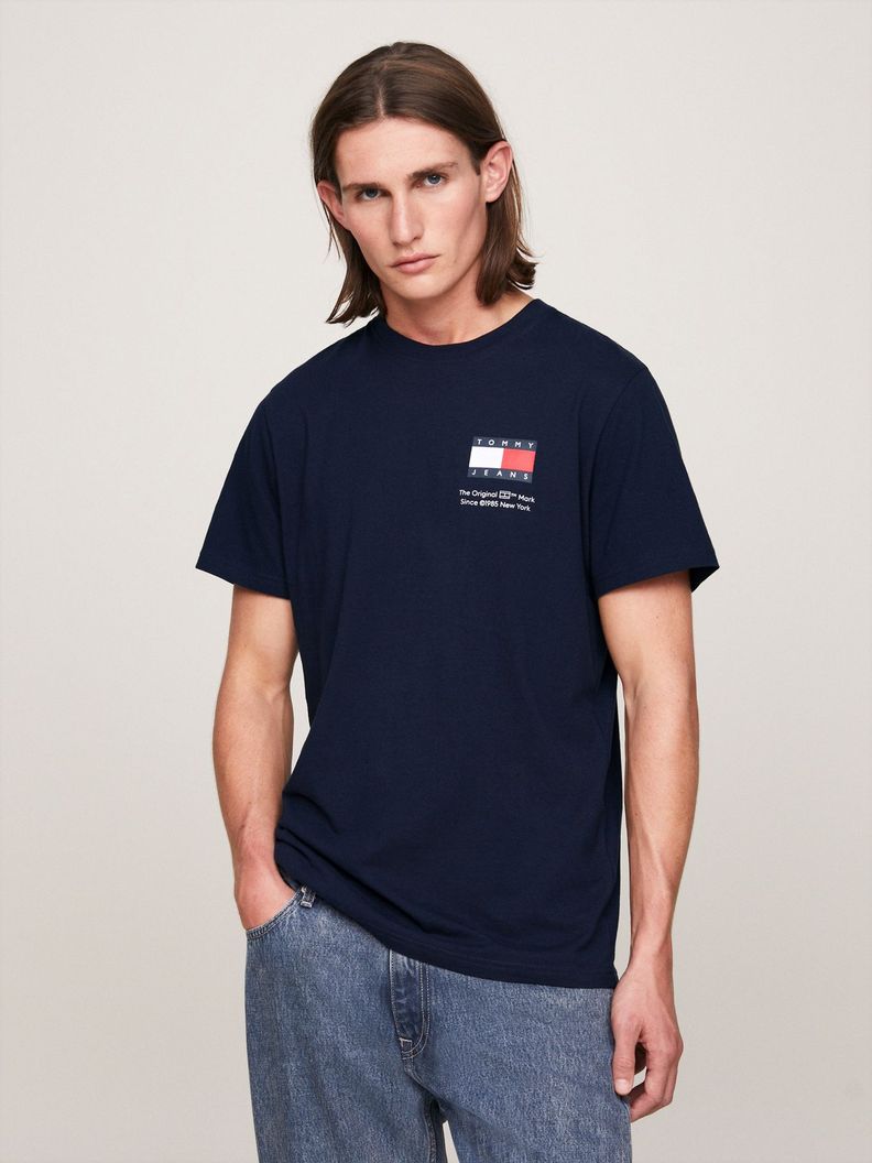 Polera Essential Con Logo Azul Tommy Jeans-0