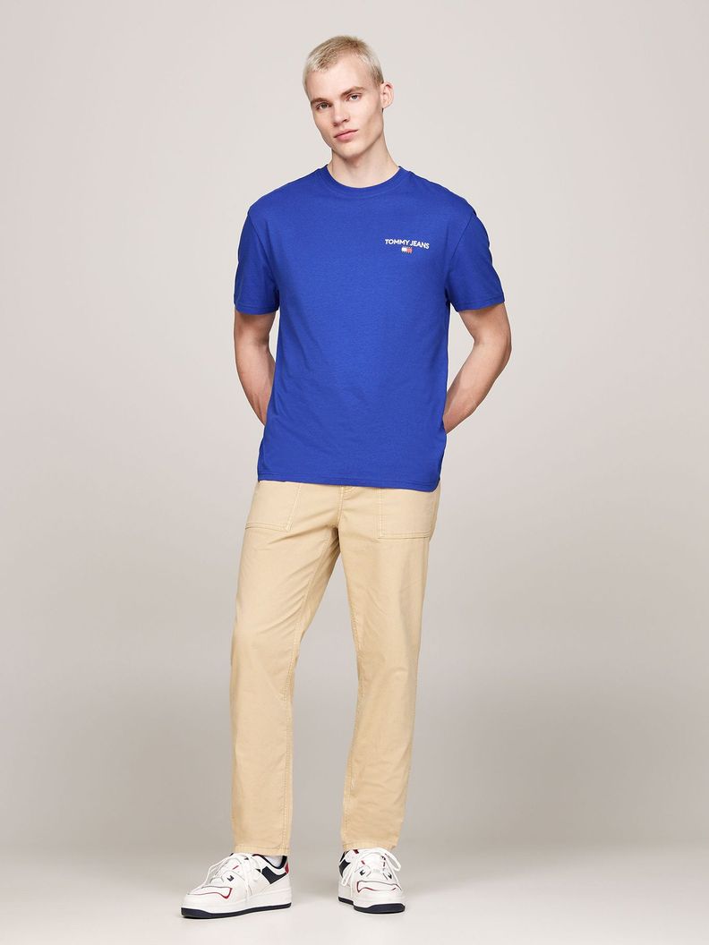 Polera Con Logo En La Espalda Azul Tommy Jeans-1