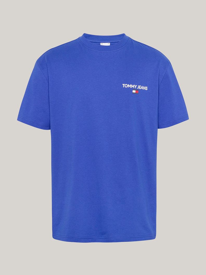 Polera Con Logo En La Espalda Azul Tommy Jeans-4