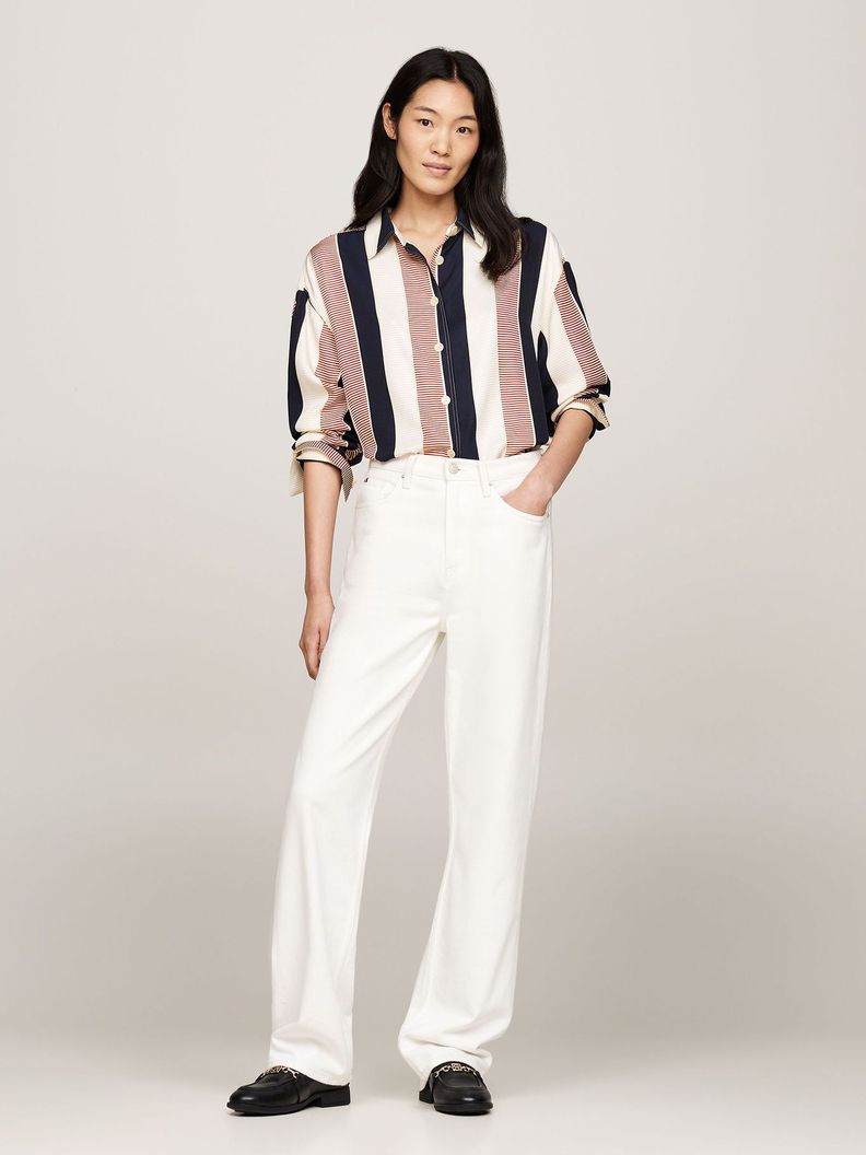 Camisa Logo Metálico Rayas C Multicolor Tommy Hilfiger-1