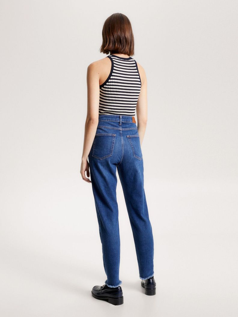 Jeans Carrot De Talle Alto Azul Tommy Hilfiger-2
