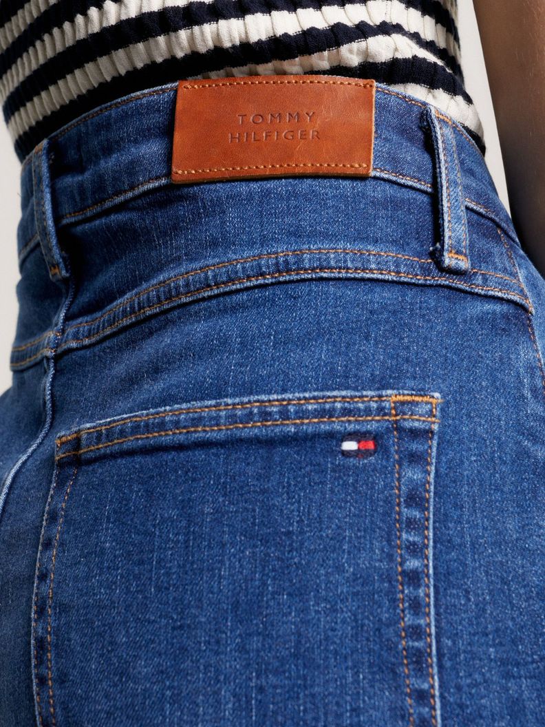 Jeans Carrot De Talle Alto Azul Tommy Hilfiger-3