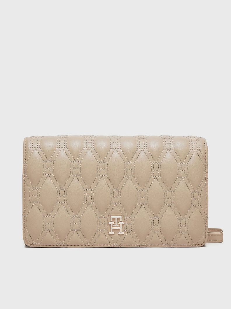 Bandolera Refined Con Acolchada Beige Tommy Hilfiger-0