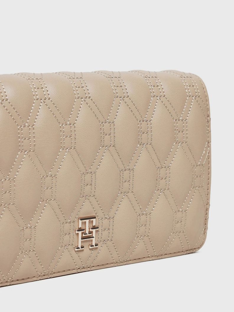 Bandolera Refined Con Acolchada Beige Tommy Hilfiger-2