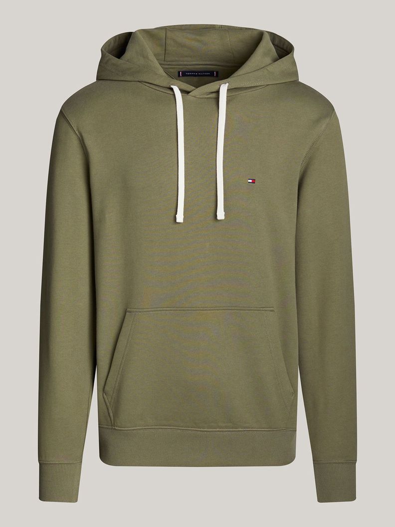 Polerón Hoodie Con Logo Bordado Verde Tommy Hilfiger-4