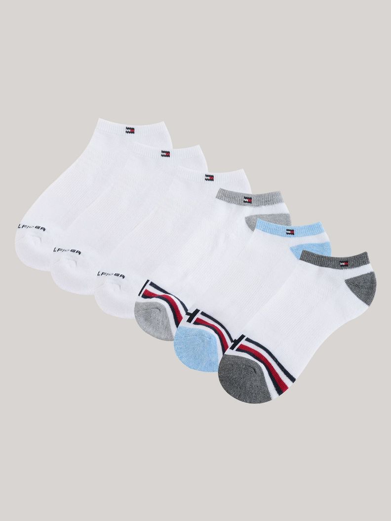 Pack De 6 Calcetines Athletic Sport Gris Tommy Hilfiger-0
