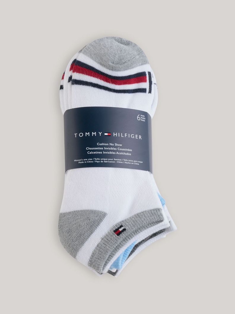 Pack De 6 Calcetines Athletic Sport Gris Tommy Hilfiger-2