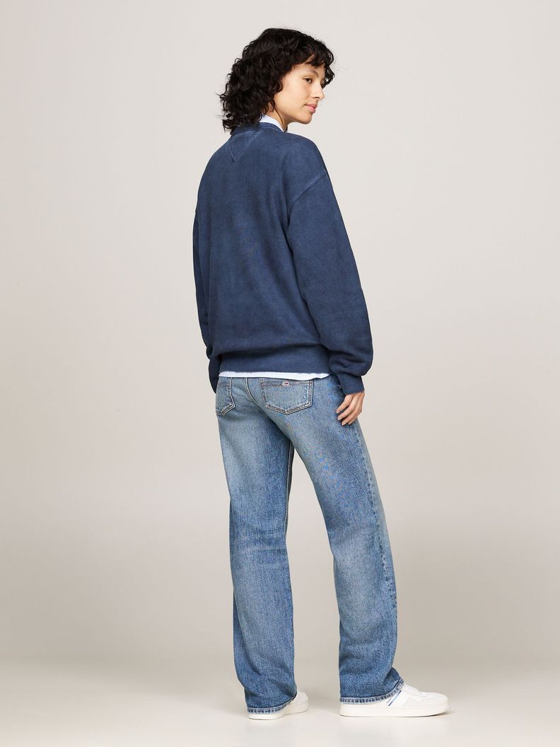Polerón Varsity Logo Corte Amplio Azul Tommy Hilfiger-2