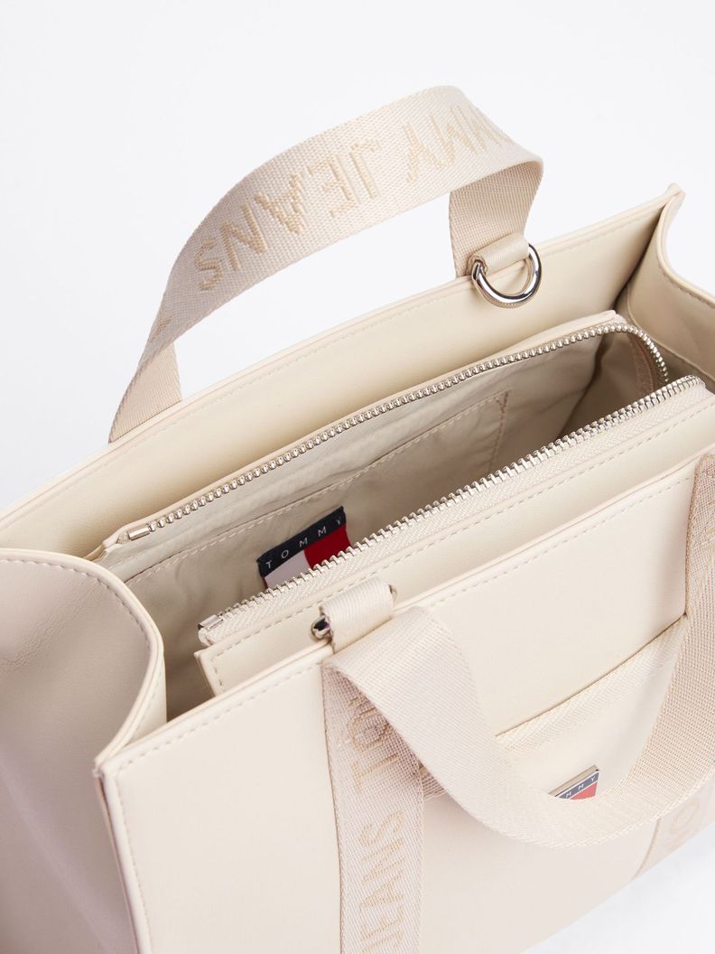 Tote Essential Daily Elevated Beige Tommy Jeans-2