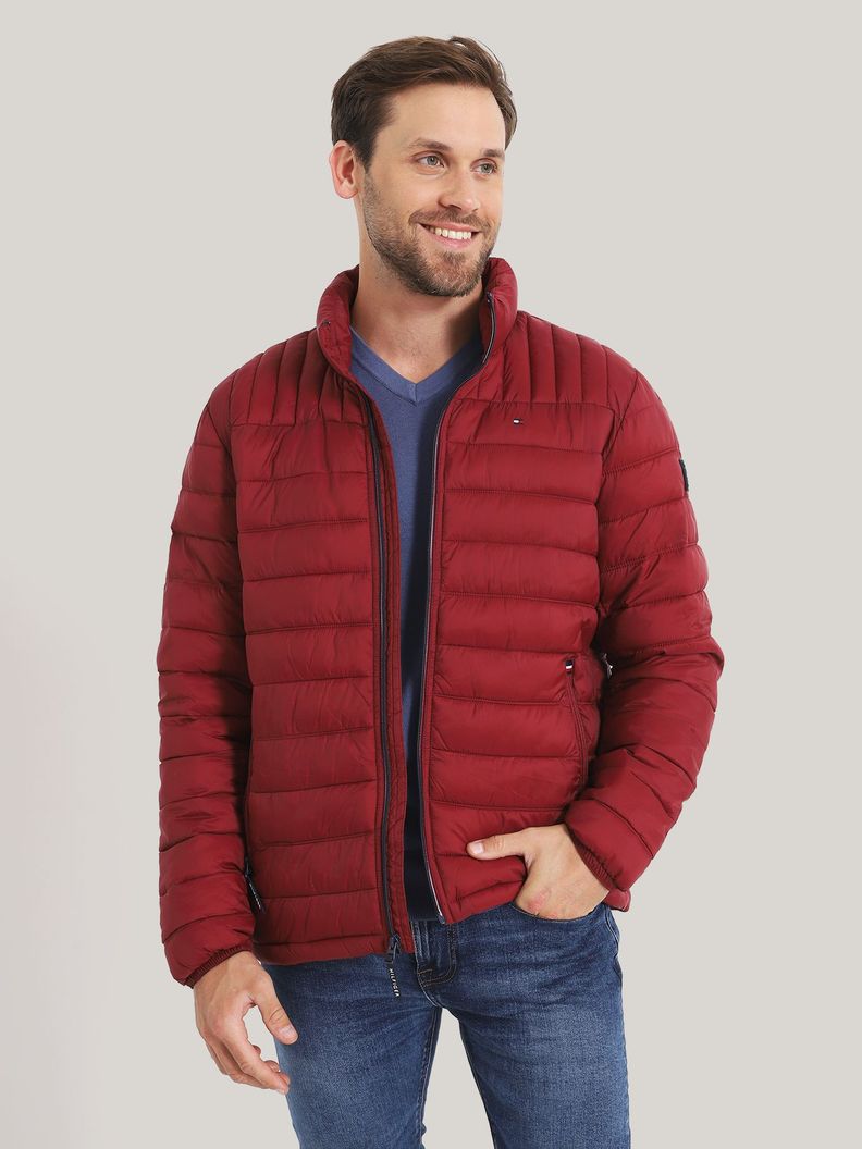 Parka Weight Quilted Rojo Tommy Hilfiger-0