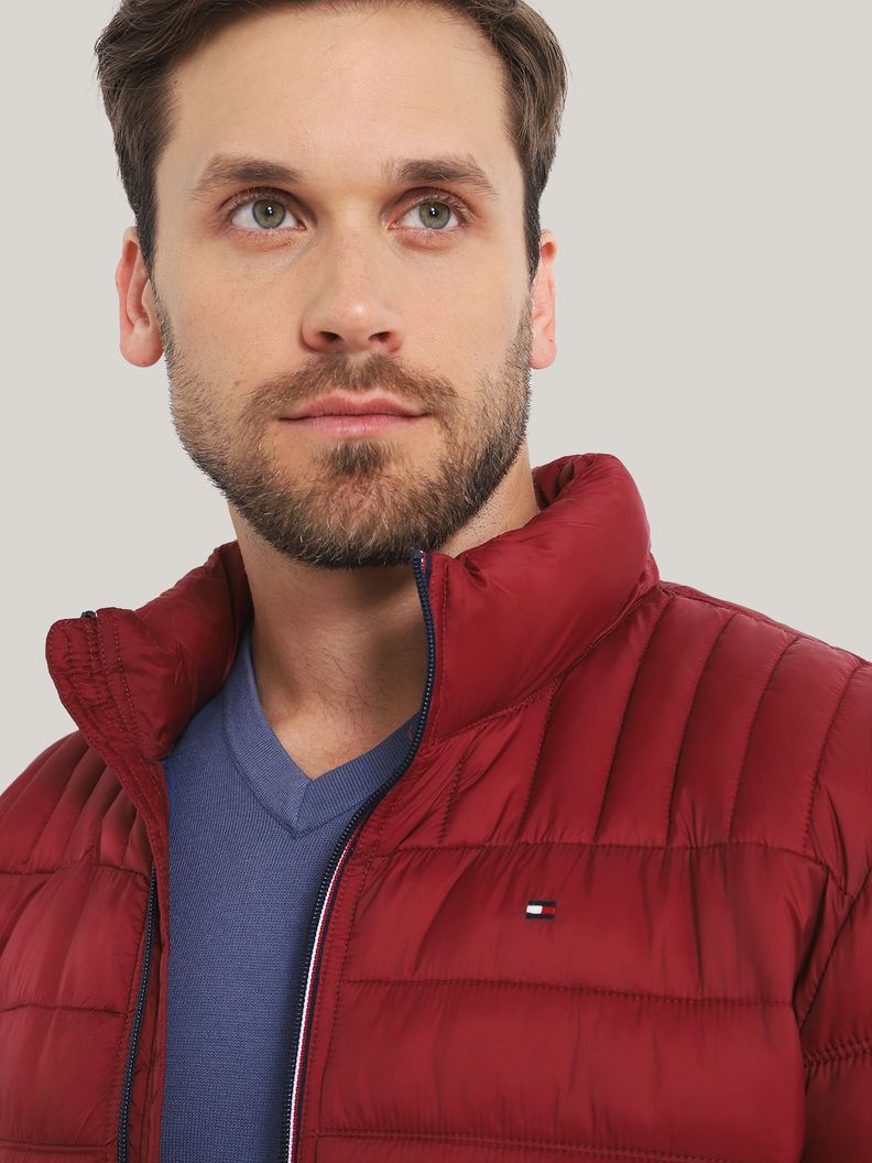 Parka Weight Quilted Rojo Tommy Hilfiger-3