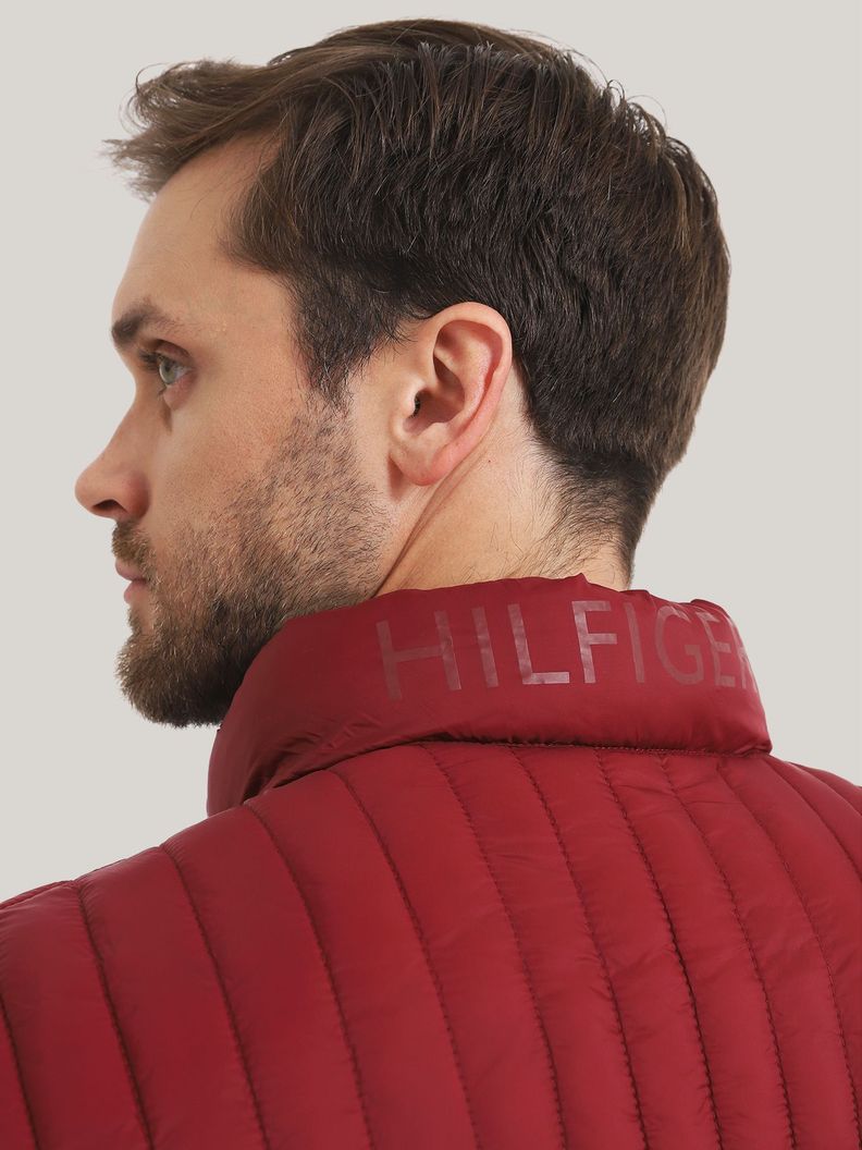 Parka Weight Quilted Rojo Tommy Hilfiger-4