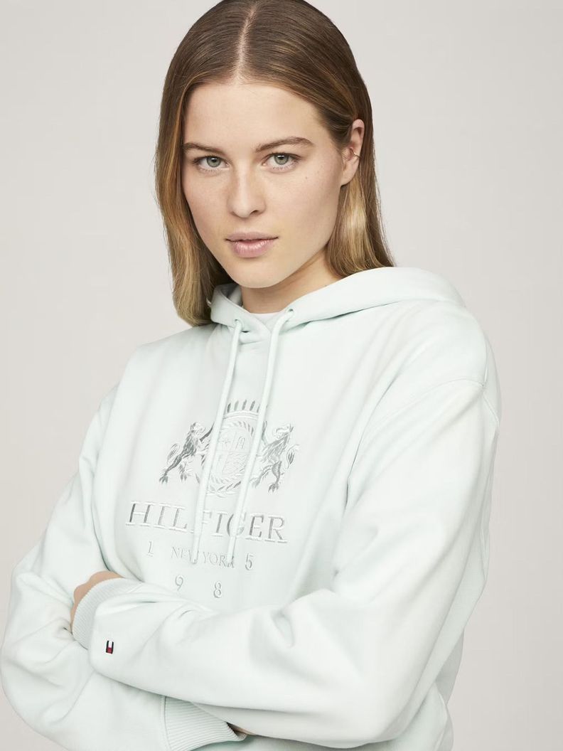 Polerón Hoodie Varsity Crest Verde Tommy Hilfiger-3