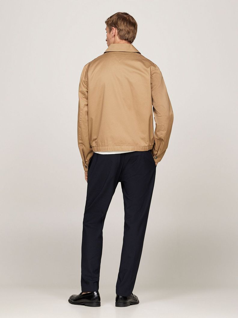 Chaqueta Cotton Ivy Con Cierre Beige Tommy Hilfiger-2
