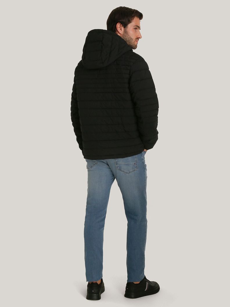Parka Hoodie Solid Con Cierre Negro Tommy Hilfiger-2