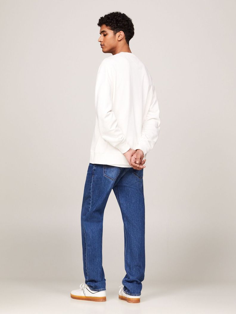 Polerón Con Logo Oversize Relaxed Blanco Tommy Jeans-2