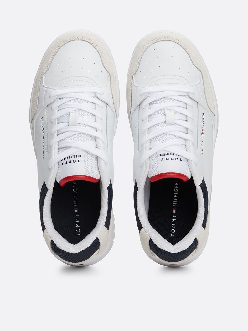 Zapatillas Basket Core De Cuero Blanco Tommy Hilfiger-2
