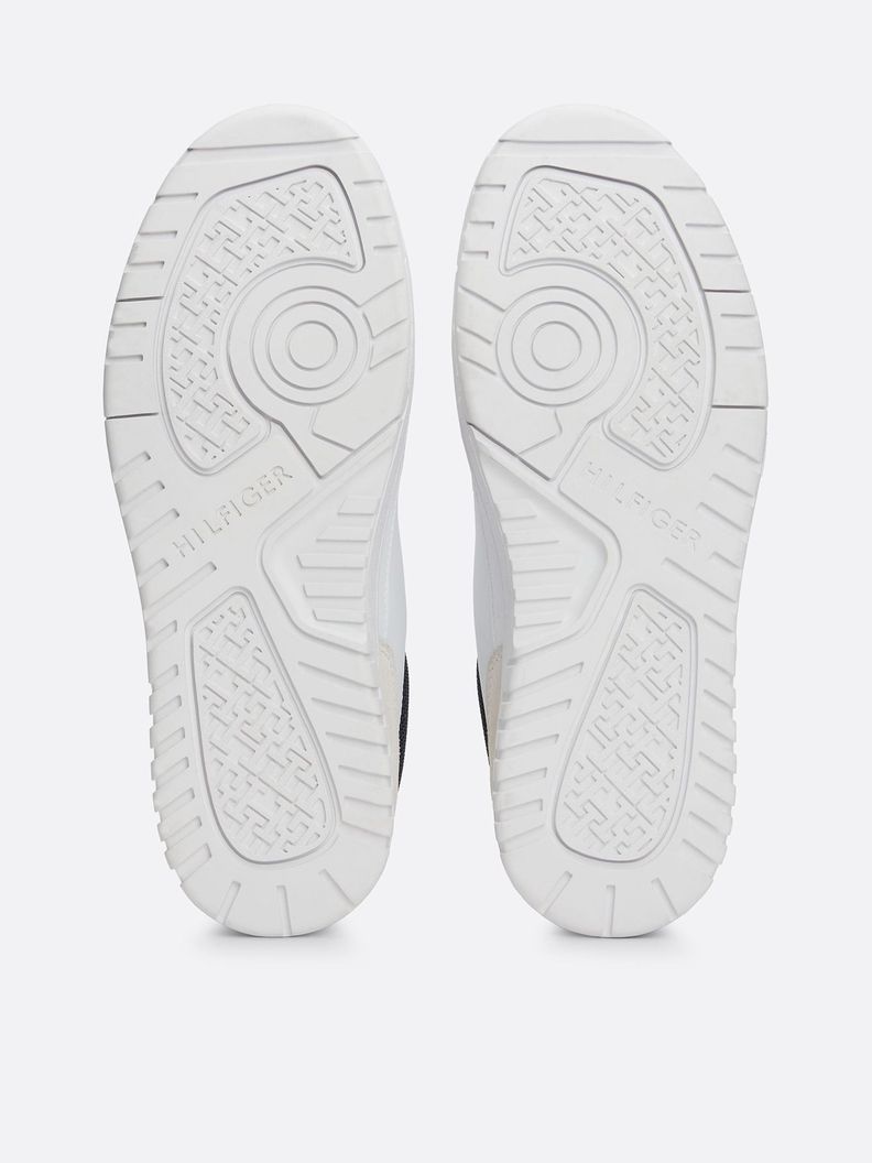Zapatillas Basket Core De Cuero Blanco Tommy Hilfiger-3
