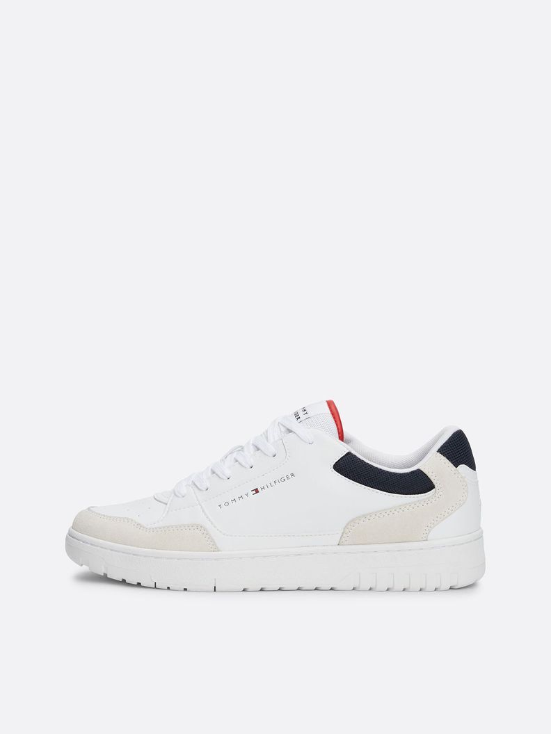Zapatillas Basket Core De Cuero Blanco Tommy Hilfiger-5