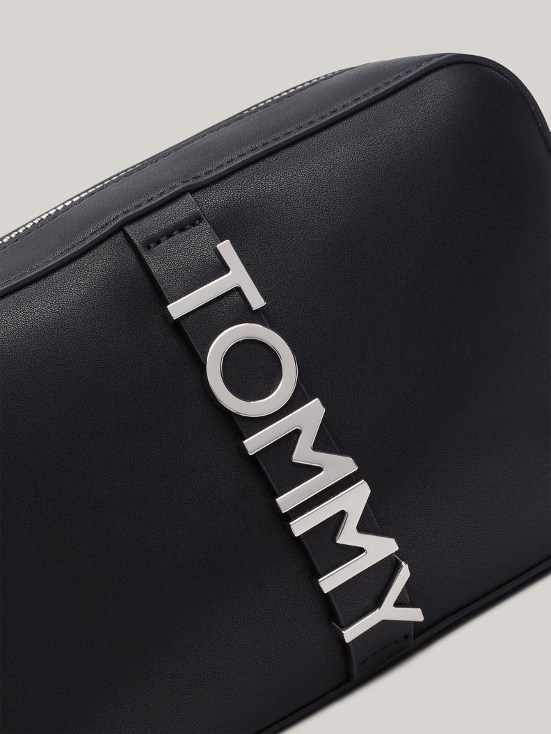 Bandolera City Bold logo Metálico Negro Tommy Hilfiger-2