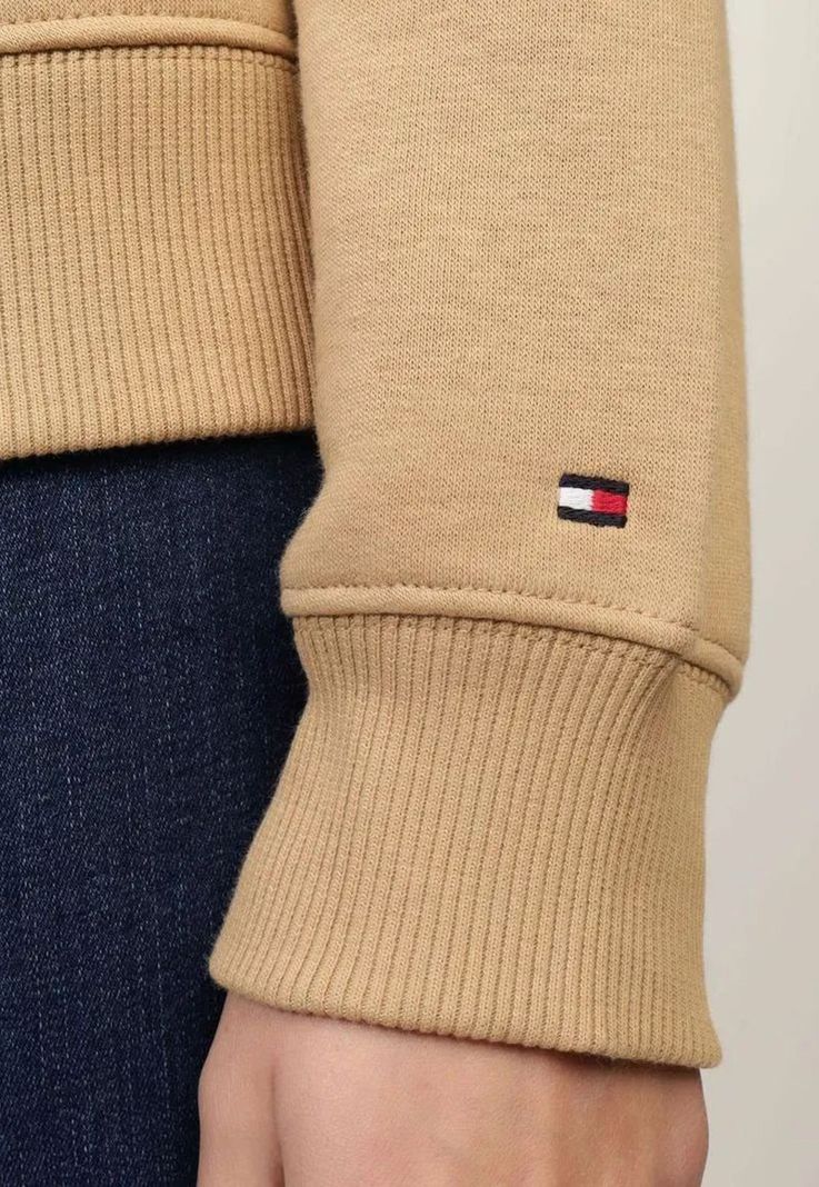 Polerón Modern Con Logo Beige Tommy Hilfiger-4