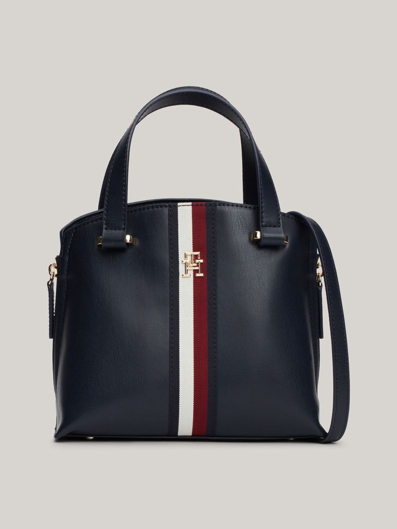 Bandolera Tote Modern Monogram Azul Tommy Hilfiger-0