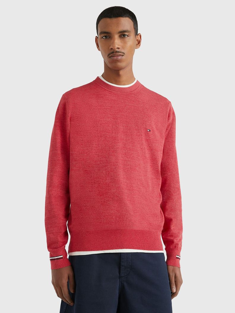 Sweater Mouline Striped  Rojo Tommy Hilfiger-0