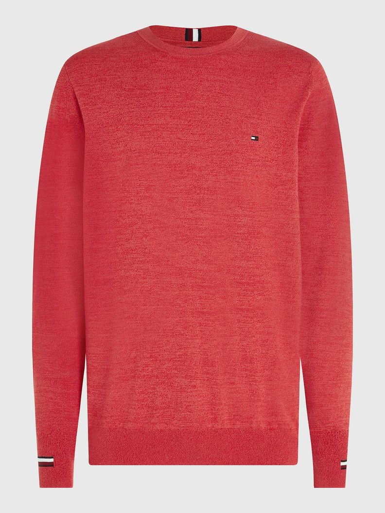 Sweater Mouline Striped  Rojo Tommy Hilfiger-4