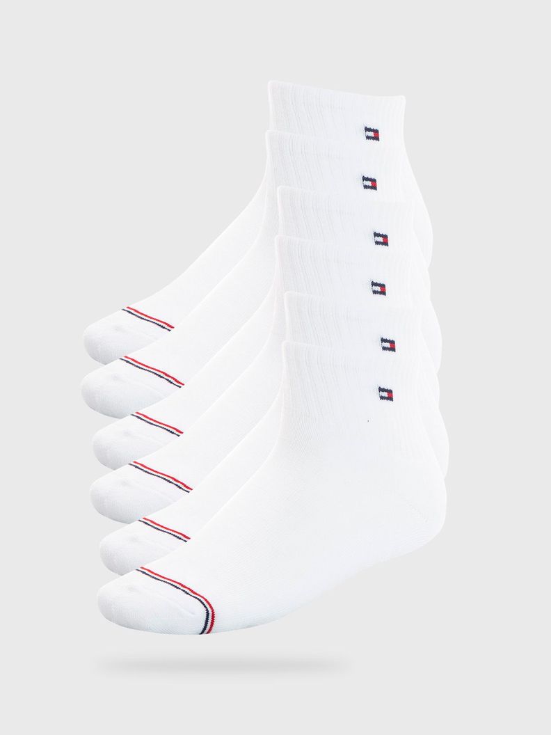 Pack 6 Pares De Calcetines Sport Blanco Tommy Hilfiger-0