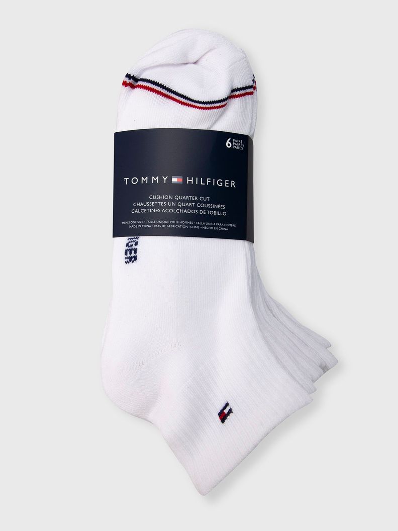 Pack 6 Pares De Calcetines Sport Blanco Tommy Hilfiger-1