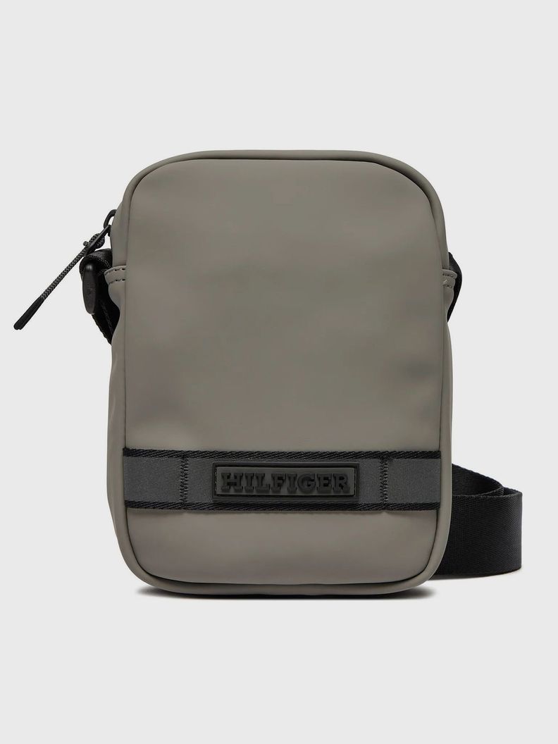 Bolso Reporter Monotype Gris Tommy Hilfiger-0