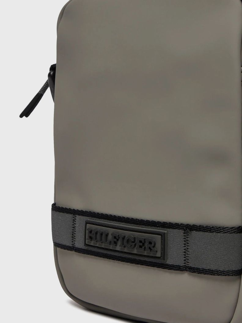 Bolso Reporter Monotype Gris Tommy Hilfiger-3