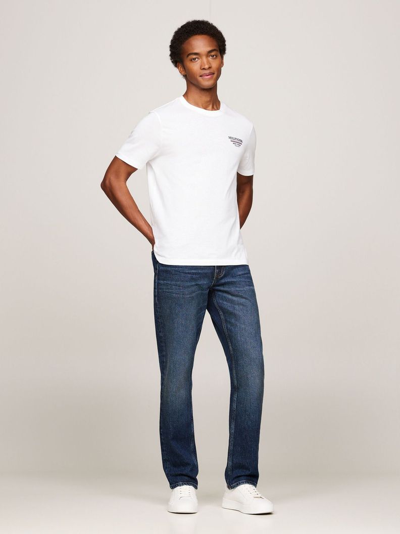 Polera Global Stripe Con Logo Blanco Tommy Hilfiger-1