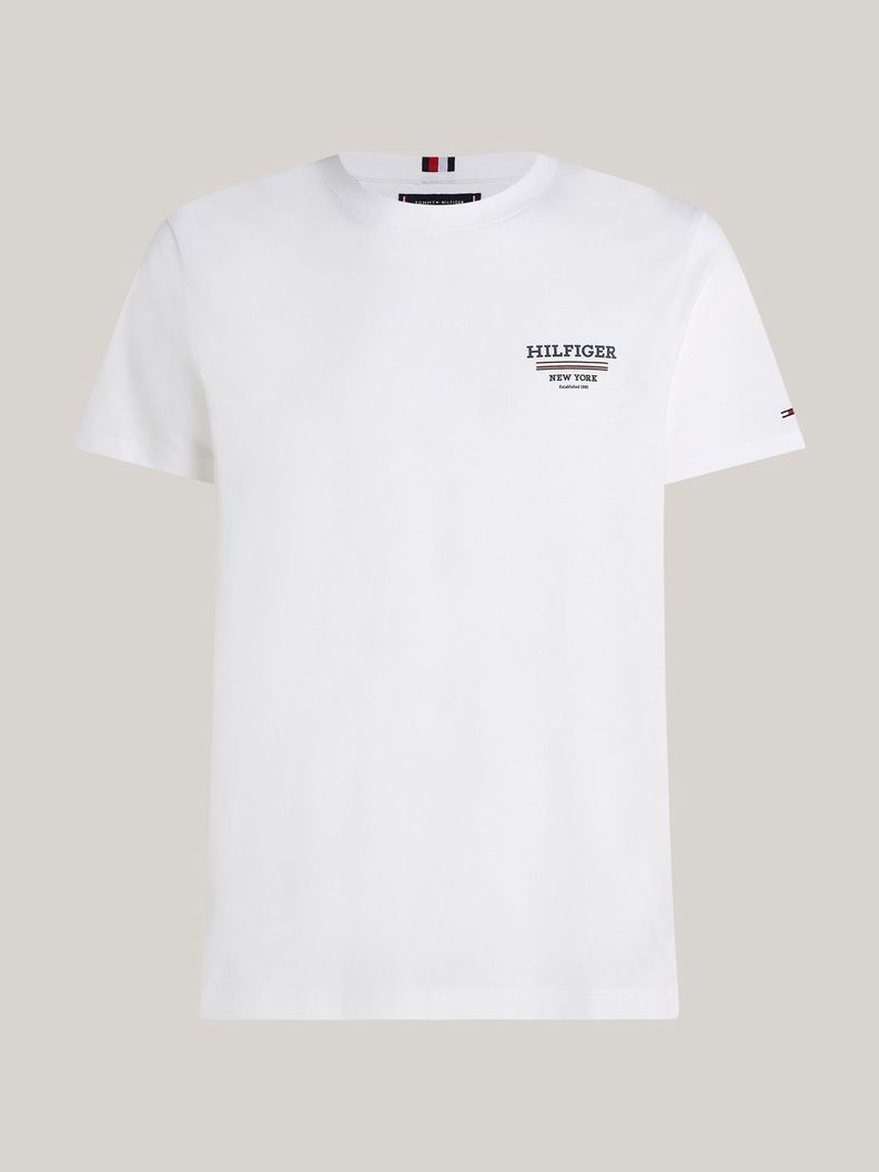 Polera Global Stripe Con Logo Blanco Tommy Hilfiger-4