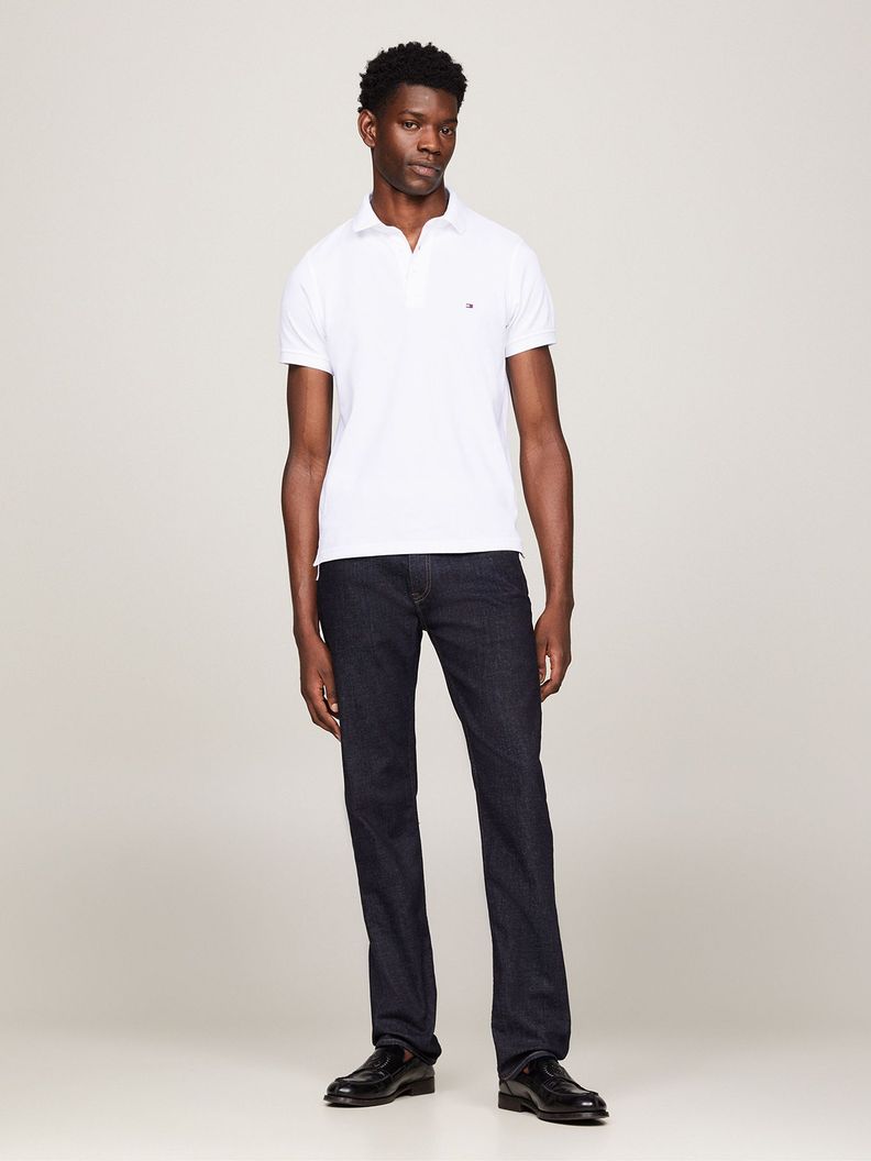 Polo Essential Slim Fit Blanco Tommy Hilfiger-1