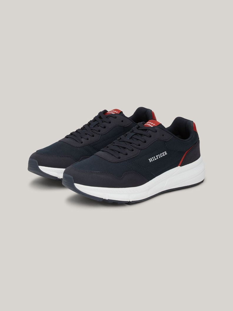 Zapatillas Faston Mix Con Logo Azul Tommy Hilfiger-0