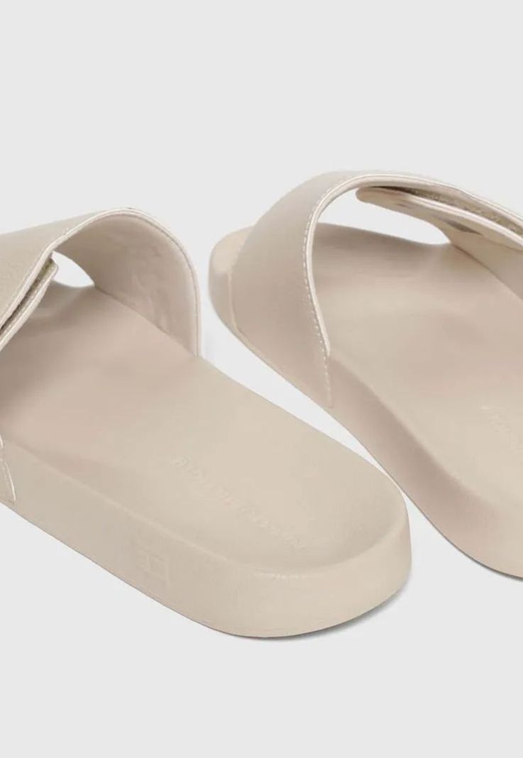 Sandalias Texturizadas Logo Beige Tommy Hilfiger-1