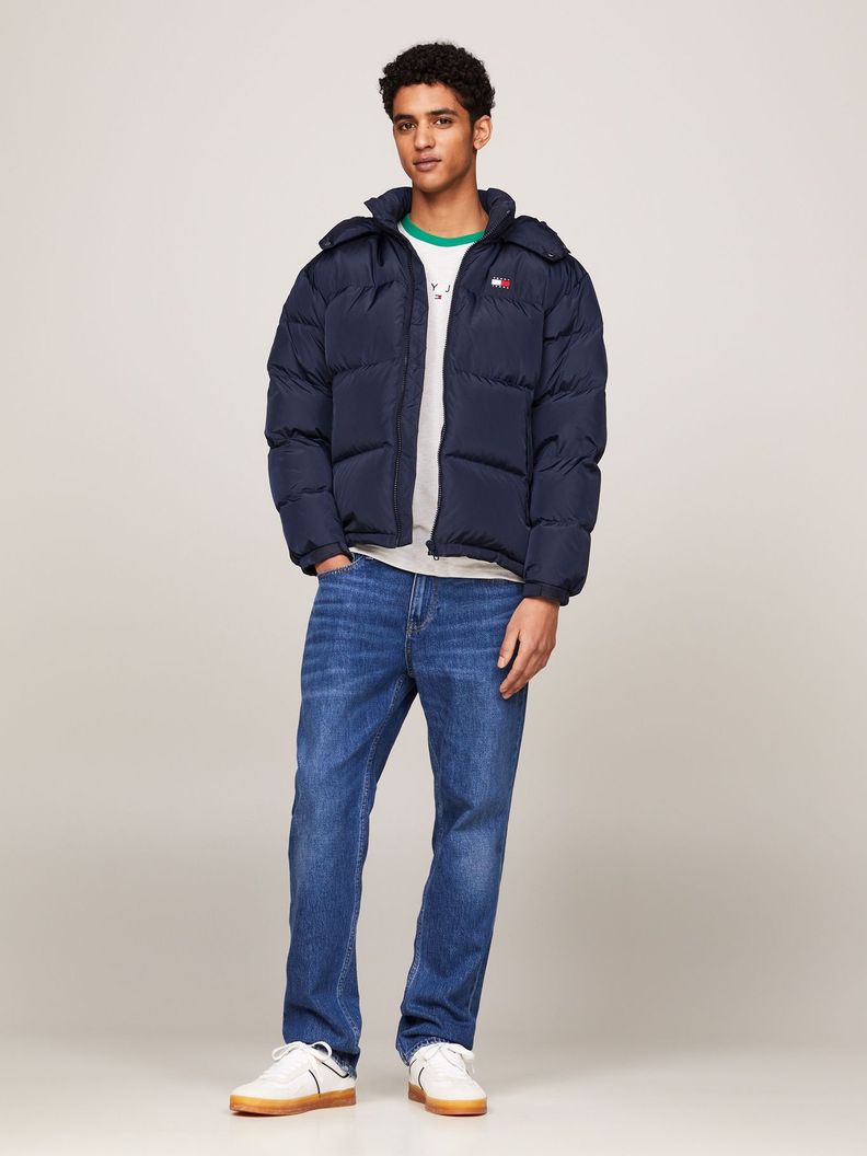 Parka Alaska Acolchada De Plumón Azul Tommy Hilfiger-1