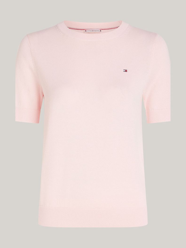 Sweater Solid Mujer Rosado Tommy Hilfiger-4