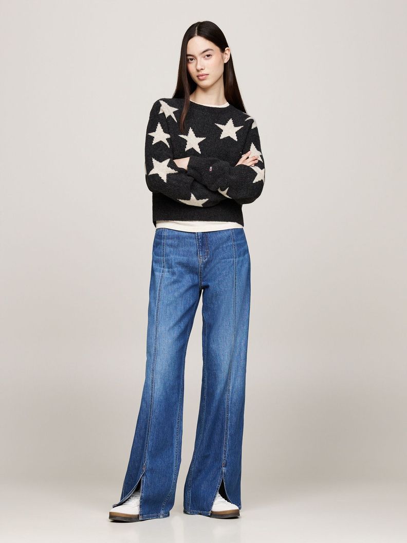 Sweater Con Diseño De Estrellas Negro Tommy Hilfiger-1