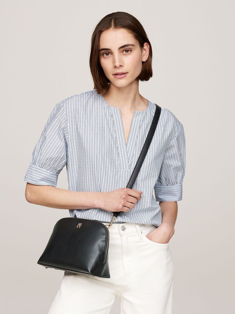 Bandolera Modern Con Logo Negro Tommy Hilfiger-1